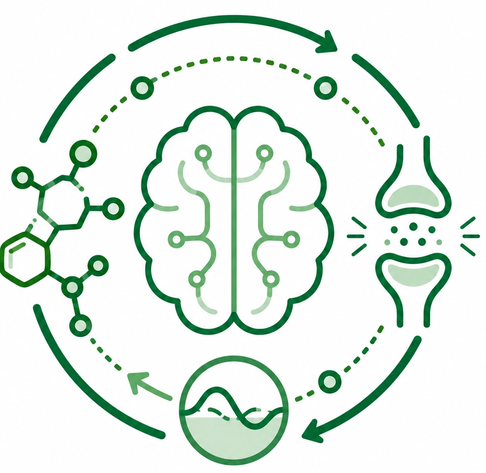 Stress and neurochemical hub